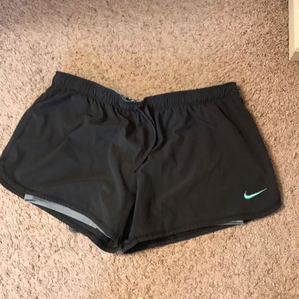 Nike shorts grey and teal